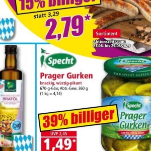 Gurken bei Norma