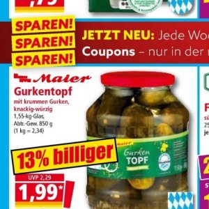 Gurken bei Norma