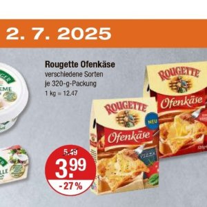 Ofenkäse rougette rougette bei V-Markt