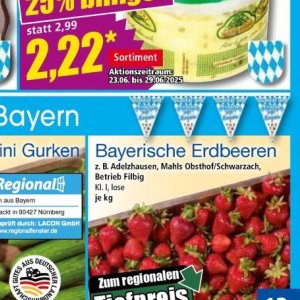 Erdbeeren bei Norma