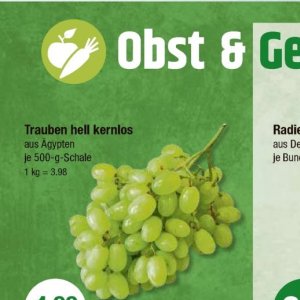 Trauben bei V-Markt