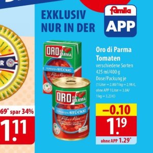 Tomaten bei Famila Nord Ost