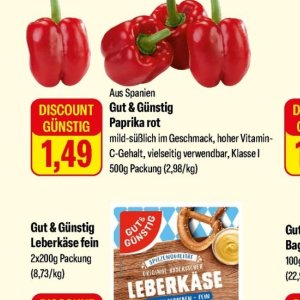 Paprika bei Feneberg