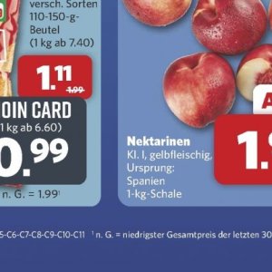 Nektarinen bei Combi