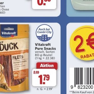 Snacks bei Combi