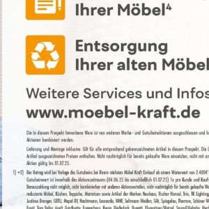Services bei Möbel Kraft