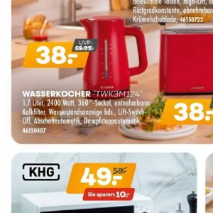 Wasserkocher bei Möbel Kraft