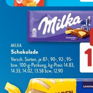 Schokolade bei Aldi SÜD