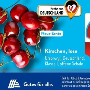 Kirschen bei Aldi SÜD