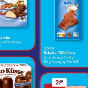 Schokolade bei Aldi SÜD
