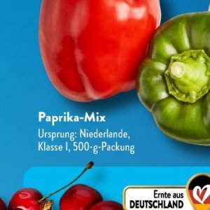 Paprika bei Aldi SÜD