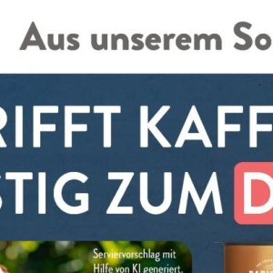 Kaffee bei Aldi SÜD