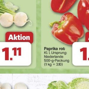 Paprika bei Famila Nord West