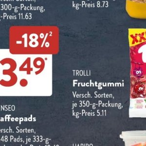 Fruchtgummi bei Aldi SÜD