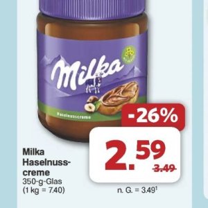 Haselnusscreme bei Famila Nord West