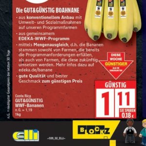 Bananen bei Elli Markt