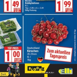 Kirschen bei Elli Markt