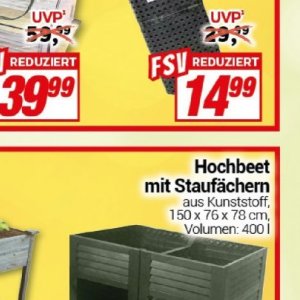 Hochbeet bei Centershop