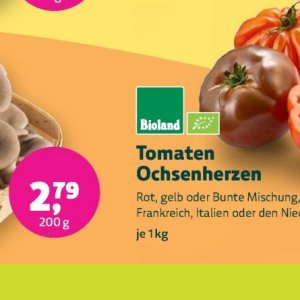 Tomaten bei BioMarkt