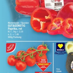 Paprika bei Elli Markt