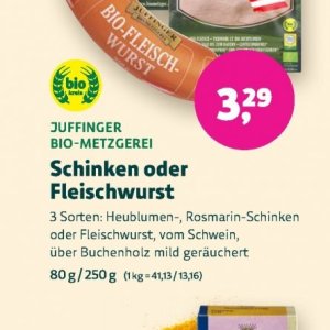 Schinken bei BioMarkt