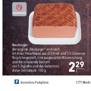 Fleisch bei Citti Markt