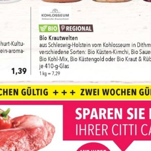 Glas bei Citti Markt