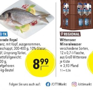 Glasur bei Citti Markt