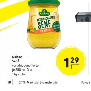 Glas bei Citti Markt
