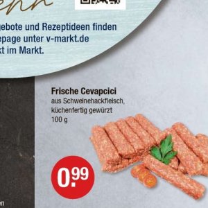 Cevapcici bei V-Markt