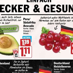 Avocado bei Hit