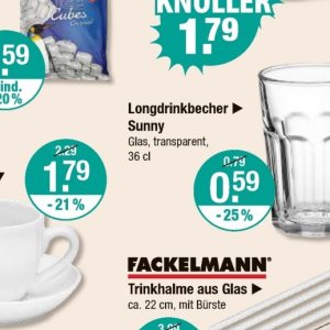 Glas bei V-Markt