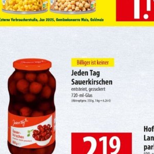 Sauerkirschen bei Famila Nord Ost