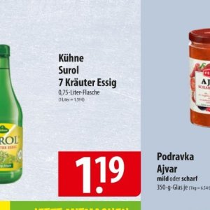 Essig bei Famila Nord Ost