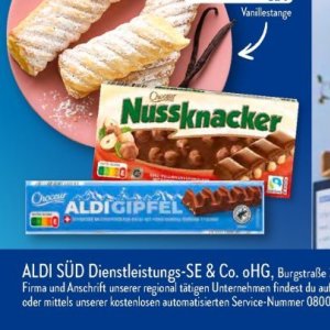 Schokolade bei Aldi SÜD