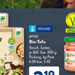 Tofu bei Aldi SÜD