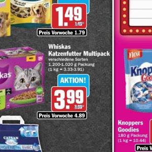 Katzenfutter whiskas  bei AEZ