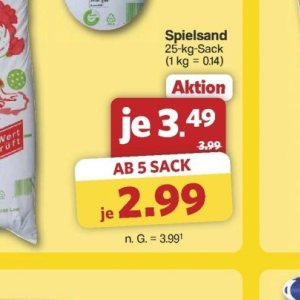 Sack bei Famila Nord West