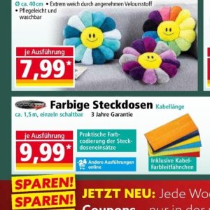 Steckdosen bei Norma