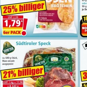 Speck bei Norma