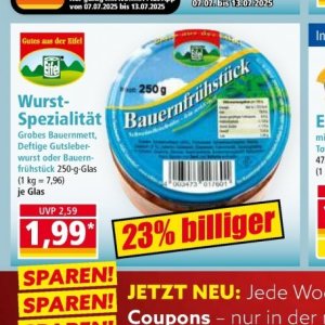 Wurst bei Norma