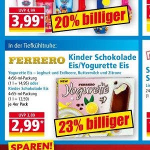 Eis bei Norma