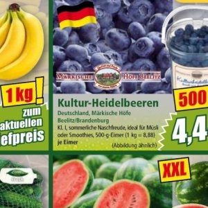 Heidelbeeren bei Norma