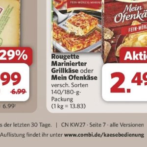 Ofenkäse rougette rougette bei Combi
