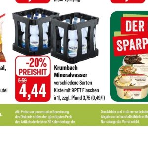 Mineralwasser bei Feneberg