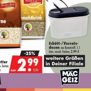 Dosen bei Mäc-Geiz