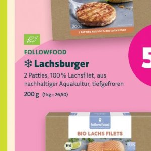 Lachsfilet bei BioMarkt