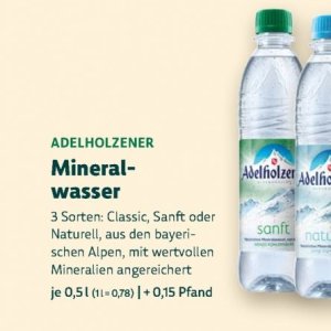 Mineralwasser bei BioMarkt