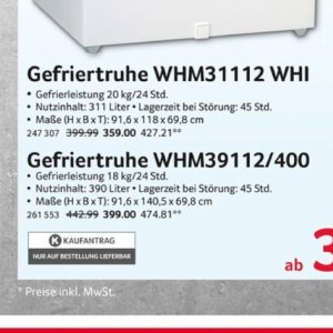 Gefrierschränke bei Selgros