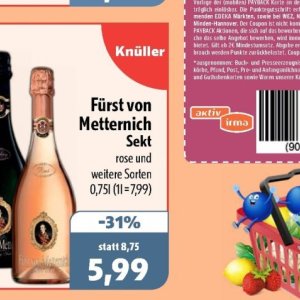 Sekt bei Aktiv Irma